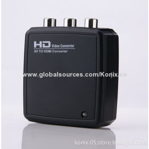 Portable video converter convert HDMI to AV